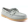 Seagrass - Front - Sperry Mens Authentic Original Suede Boat Shoes