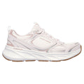 Pink-White - Back - Skechers Womens-Ladies Edgeride Silver Eclipse Trainers