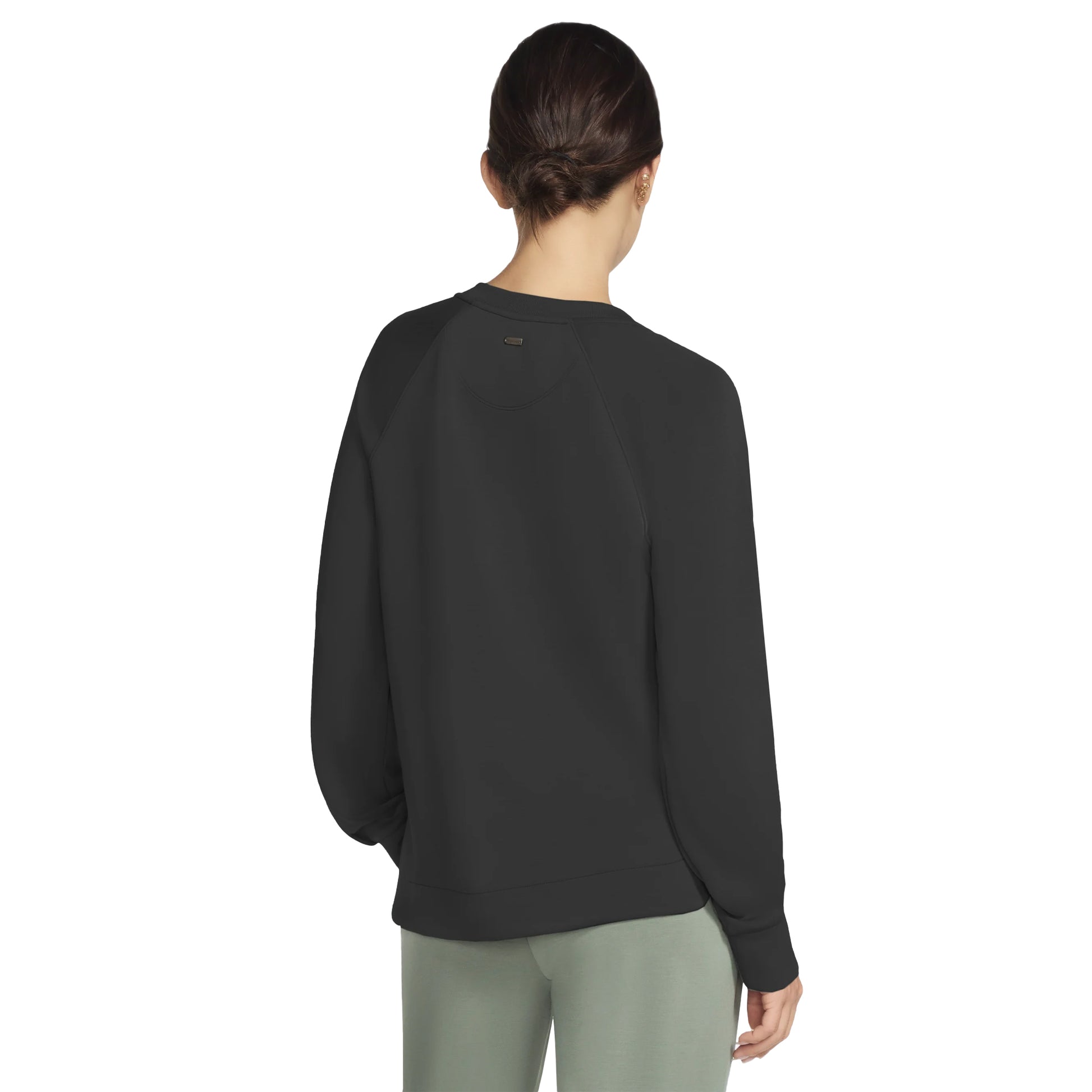 Black - Back - Skechers Womens-Ladies Skechluxe Elevate Crew Neck Sweatshirt