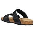 Black - Back - Geox Womens-Ladies D Brionia R Leather Sandals