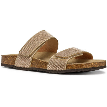 Rose Gold - Front - Geox Womens-Ladies D Brionia R Leather Sandals