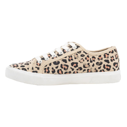 Cream-Leopard - Side - Only Womens-Ladies Onlnicola Trainers