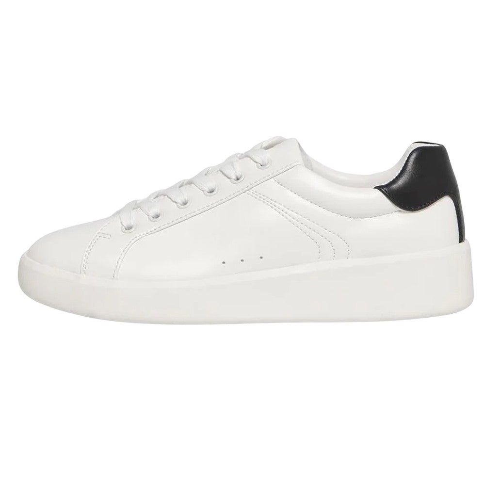 White-Black - Side - Only Womens-Ladies Onlsoul 4 Trainers