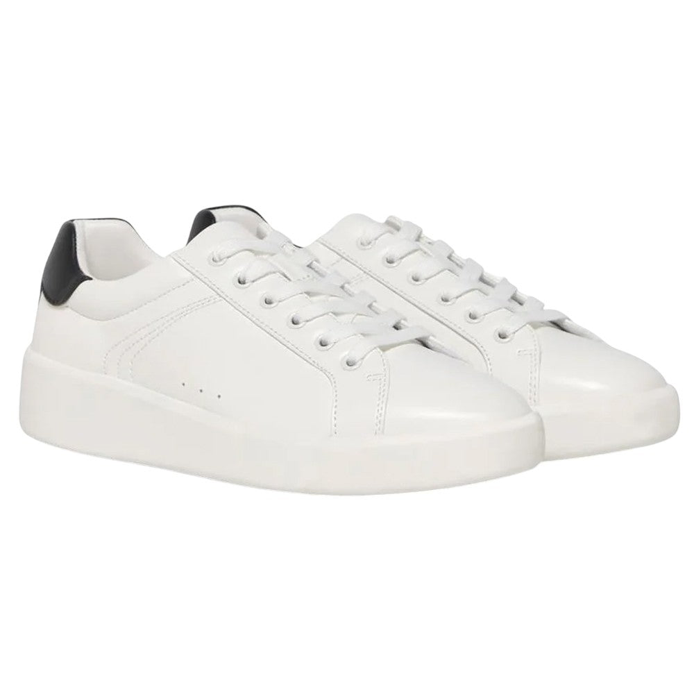 White-Black - Front - Only Womens-Ladies Onlsoul 4 Trainers