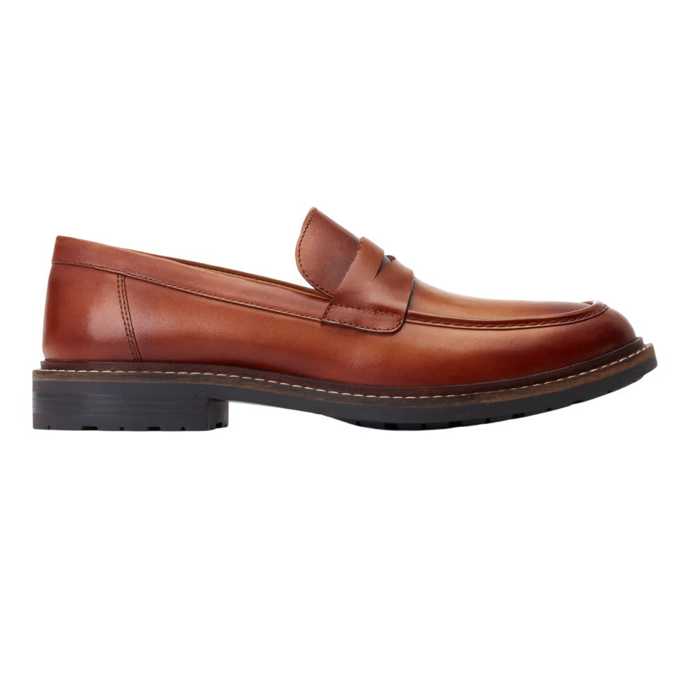 Burnt Tan - Lifestyle - Base London Mens Ivey Leather Loafers