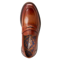 Burnt Tan - Pack Shot - Base London Mens Ivey Leather Loafers