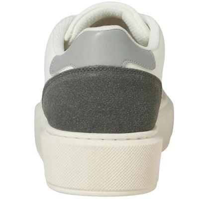 White-Vapour-Blue-Castle Rock - Back - Jack And Jones Mens Aspire Court Trainers