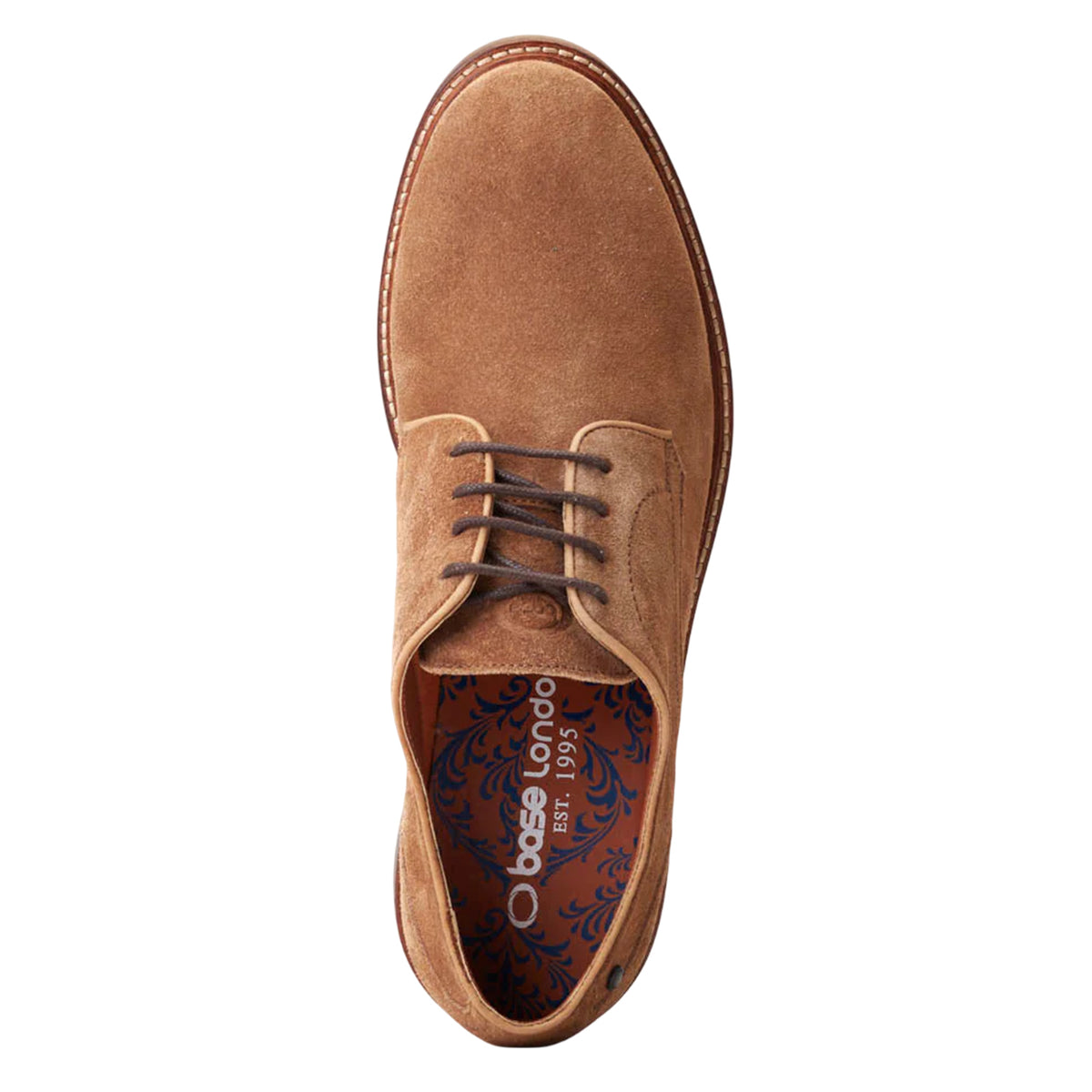 Ginger - Lifestyle - Base London Mens Mawley Suede Derby Shoes