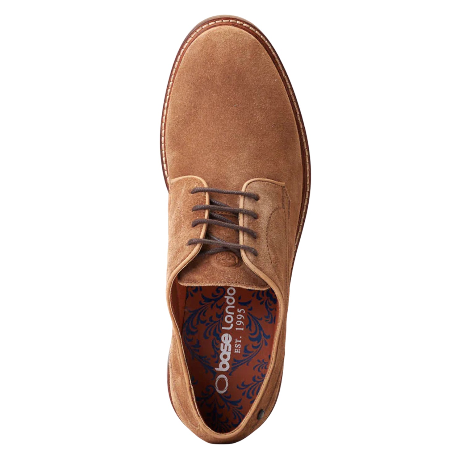 Ginger - Lifestyle - Base London Mens Mawley Suede Derby Shoes