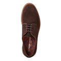 Burnt Brown - Pack Shot - Base London Mens Mawley Suede Derby Shoes