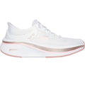 White-Pink - Side - Skechers Womens-Ladies Go Run Elevate 2.0 Banyan Trainers