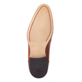 Burnt Tan - Side - Base London Mens Russo Buckle Leather Loafers
