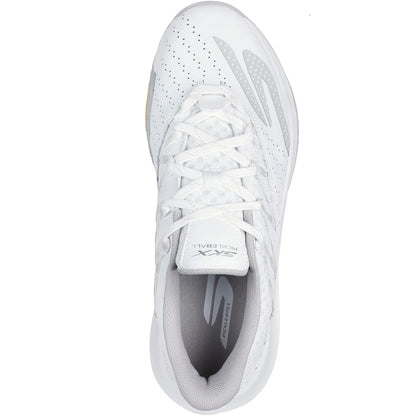 White - Pack Shot - Skechers Mens Viper Court Rally Leather Trainers