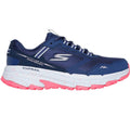 Navy-Orange - Side - Skechers Womens-Ladies Go Run Trail Altitude 2.0 Ravine Leather Trainers