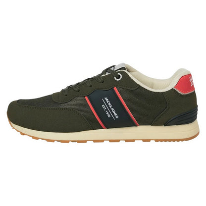 Olive Night - Back - Jack And Jones Mens Spirit Runner Trainers