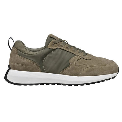 Sage - Lifestyle - Geox Mens U Volpiano Suede Trainers
