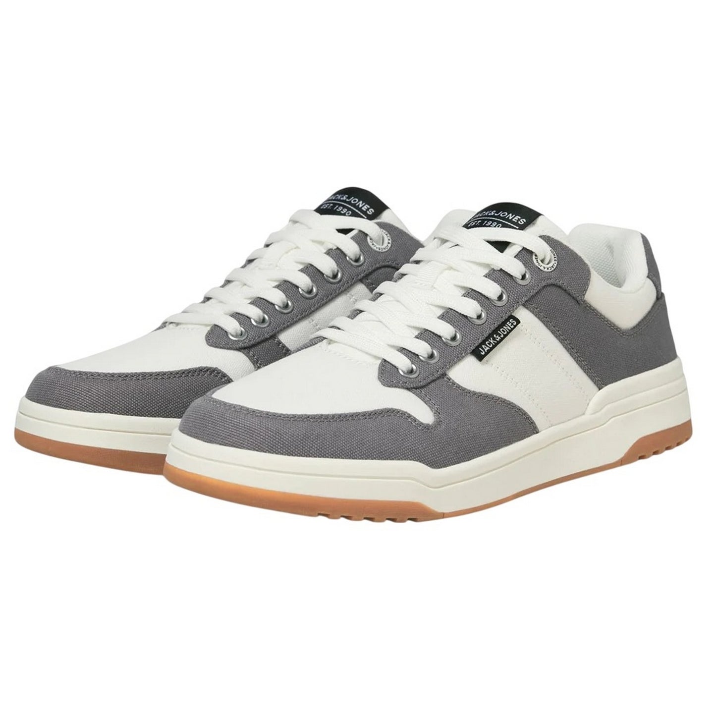 Frost Grey - Front - Jack And Jones Mens Jammer Trainers