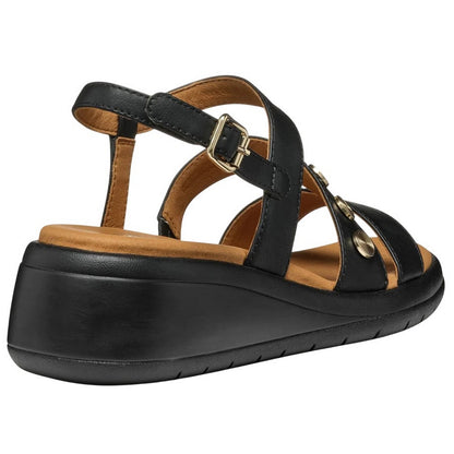 Black - Back - Geox Womens-Ladies D Meliconia Sandals