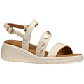 Papyrus - Front - Geox Womens-Ladies D Meliconia Sandals