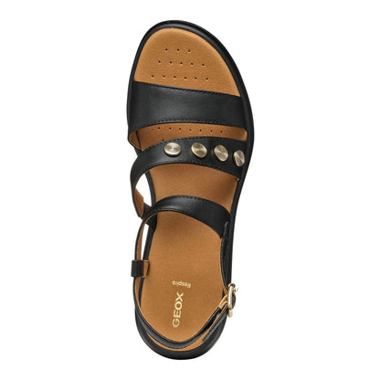 Black - Lifestyle - Geox Womens-Ladies D Meliconia Sandals