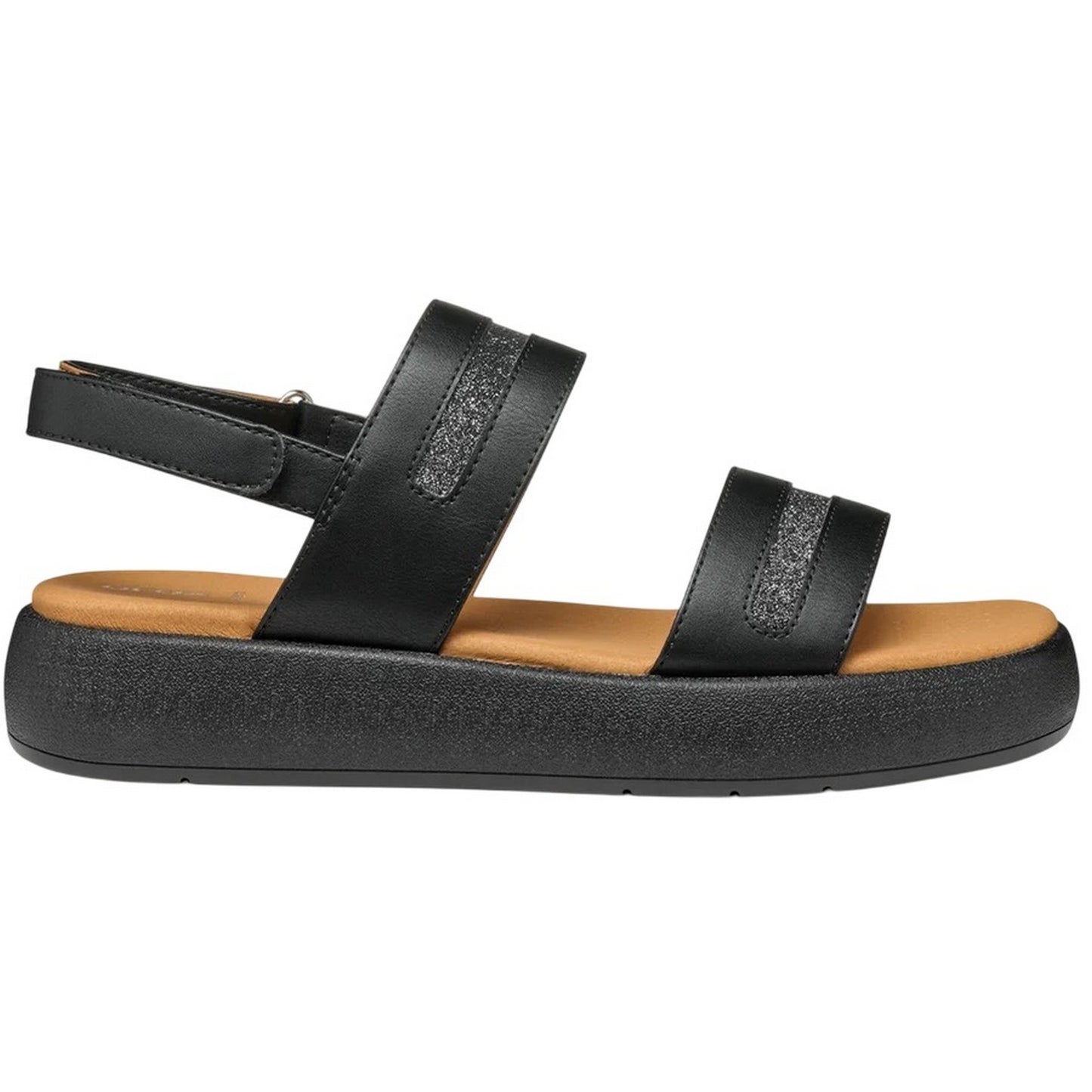 Black - Side - Geox Womens-Ladies D Camalei Sandals