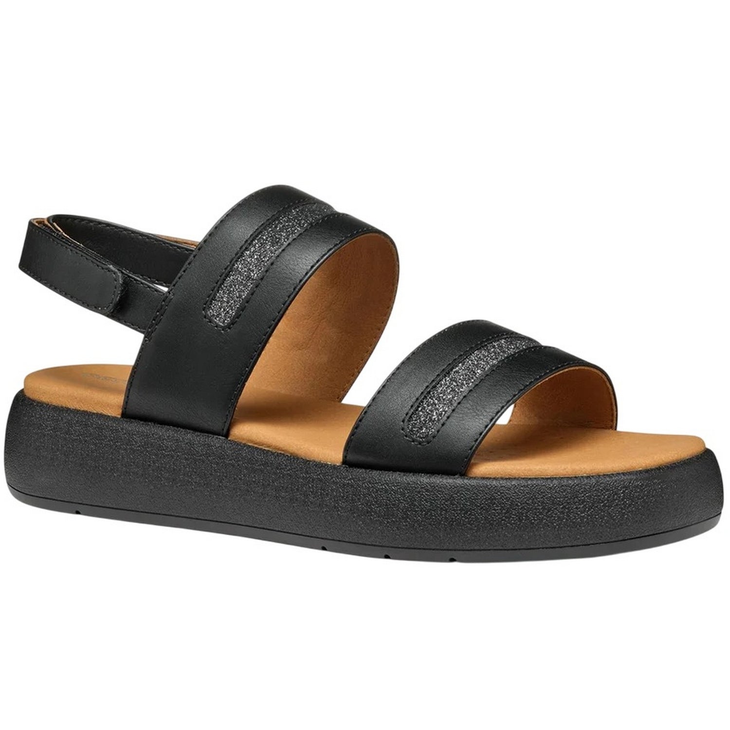 Black - Front - Geox Womens-Ladies D Camalei Sandals
