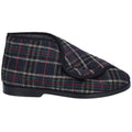 Check - Back - GBS William Great British Touch Fastening Bootee - Mens Slippers - Mens Bootee