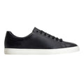Black - Lifestyle - Base London Mens Tucker Leather Soft Trainers