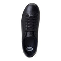 Black - Pack Shot - Base London Mens Tucker Leather Soft Trainers