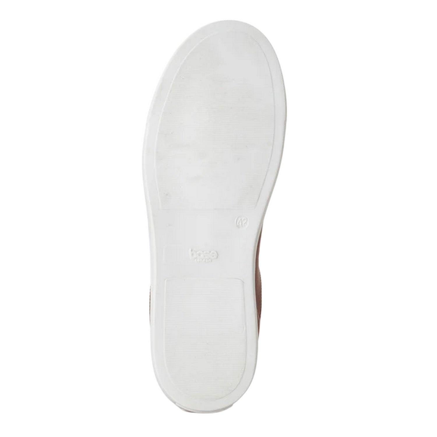 Burnt Tan - Side - Base London Mens Tucker Leather Soft Trainers