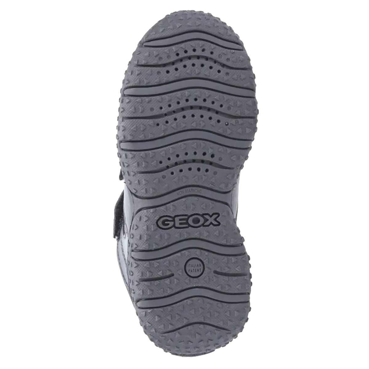 Black - Side - Geox Boys Baltic ABX Touch Fastening Trainers