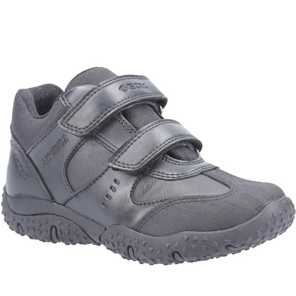 Black - Front - Geox Boys Baltic ABX Touch Fastening Trainers
