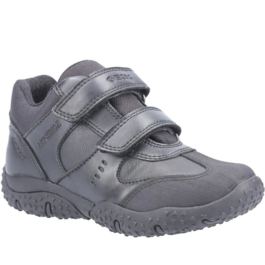 Black - Front - Geox Boys Baltic ABX Touch Fastening Trainers