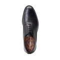 Black - Side - Base London Mens Corbin Leather Oxford Shoes