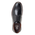 Black - Lifestyle - Base London Mens Flight Leather Brogues