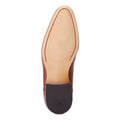 Burnt Tan - Back - Base London Mens Bruno Leather Penny Loafers