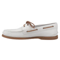 White-Gum - Back - Sperry Mens Authentic Leather 2 Eyelet Boat Shoes
