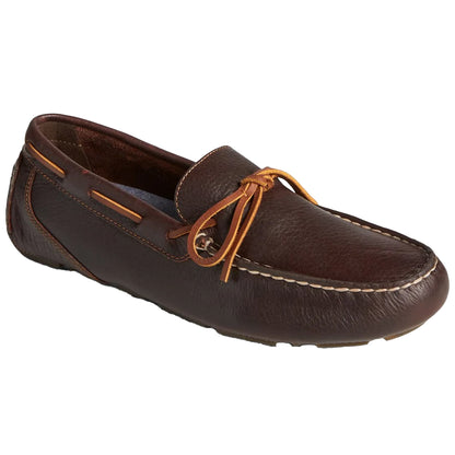 Amaretto - Front - Sperry Mens Davenport 1-Eye Leather Loafers