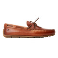 Burnt Tan - Back - Base London Mens Brooks Driver Leather Loafers