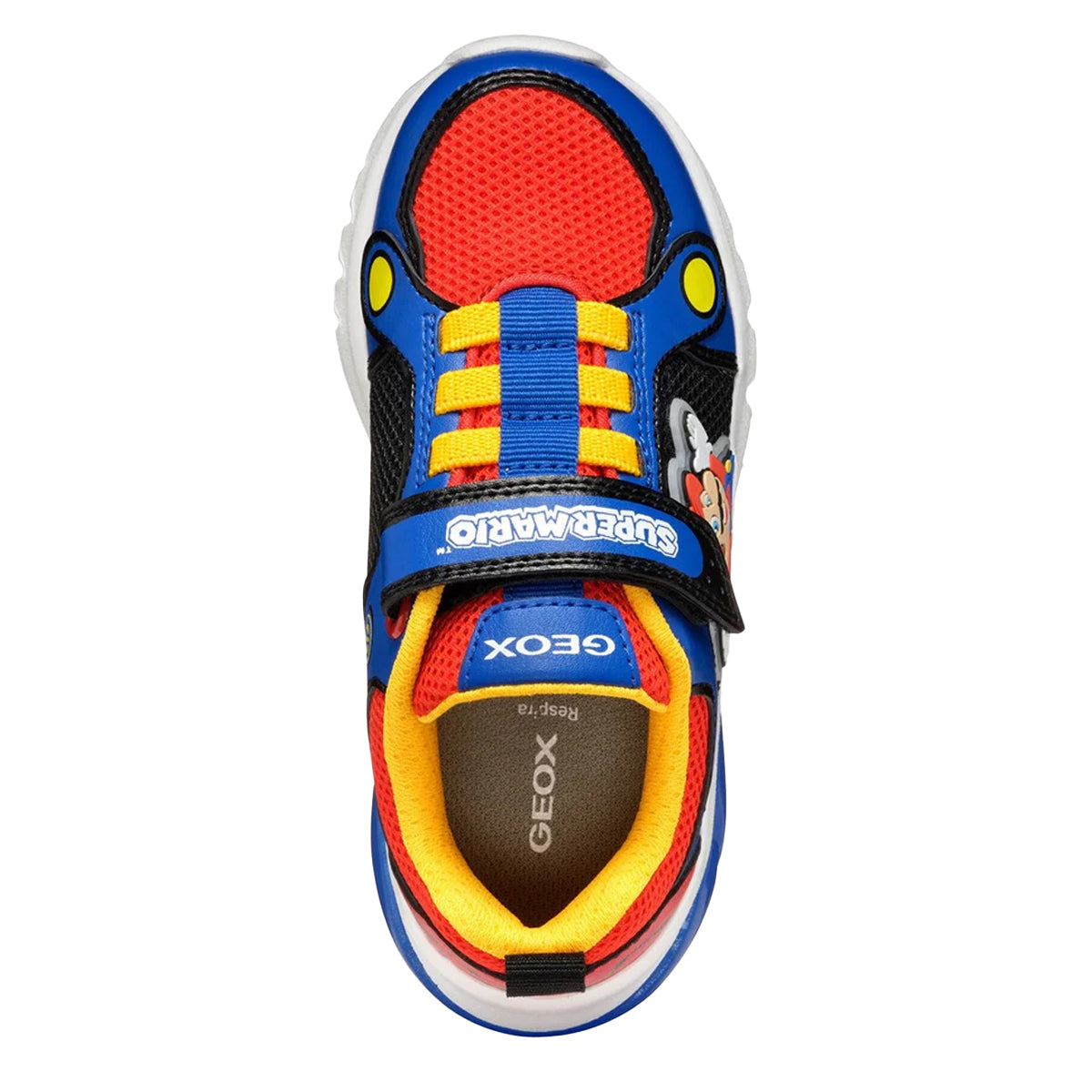 Royal Blue-Red - Lifestyle - Geox Boys Ciberdron Super Mario Trainers