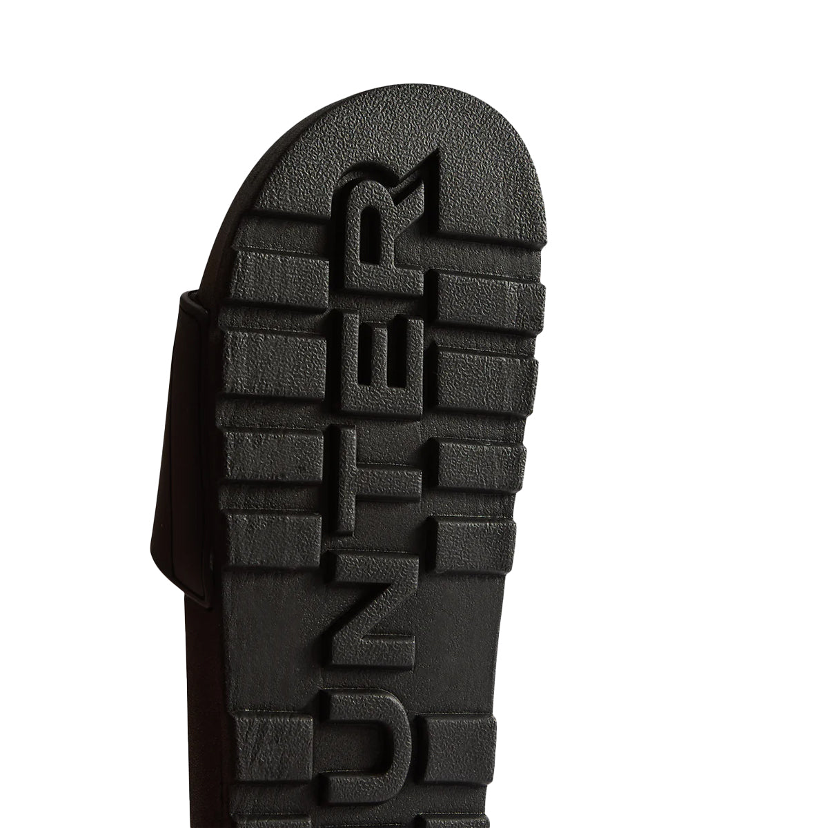 Black - Back - Hunter Womens-Ladies Core Embossed Sliders
