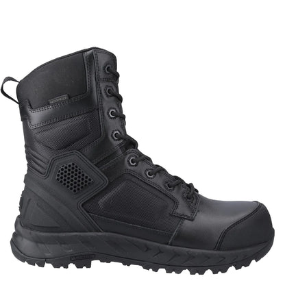 Black - Side - Magnum Mens Spider Exo 8.0 WP SZ Occupational Safety Boots