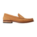 Burnt Tan - Lifestyle - Base London Mens Garfield Leather Penny Loafers