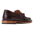 Burnt Tan - Back - Base London Mens Madison Leather Loafers