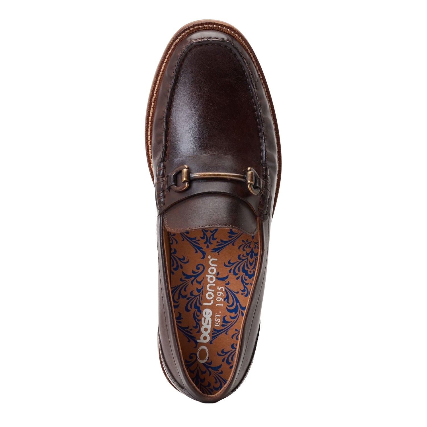 Burnt Tan - Pack Shot - Base London Mens Madison Leather Loafers