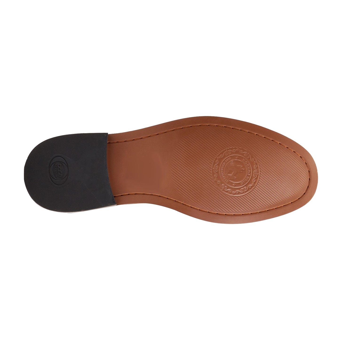 Burnt Tan - Side - Base London Mens Madison Leather Loafers
