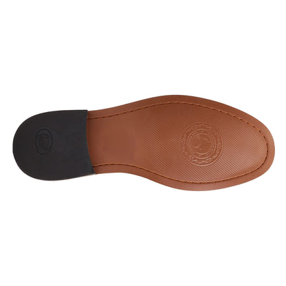 Brown - Side - Base London Mens Madison Leather Loafers