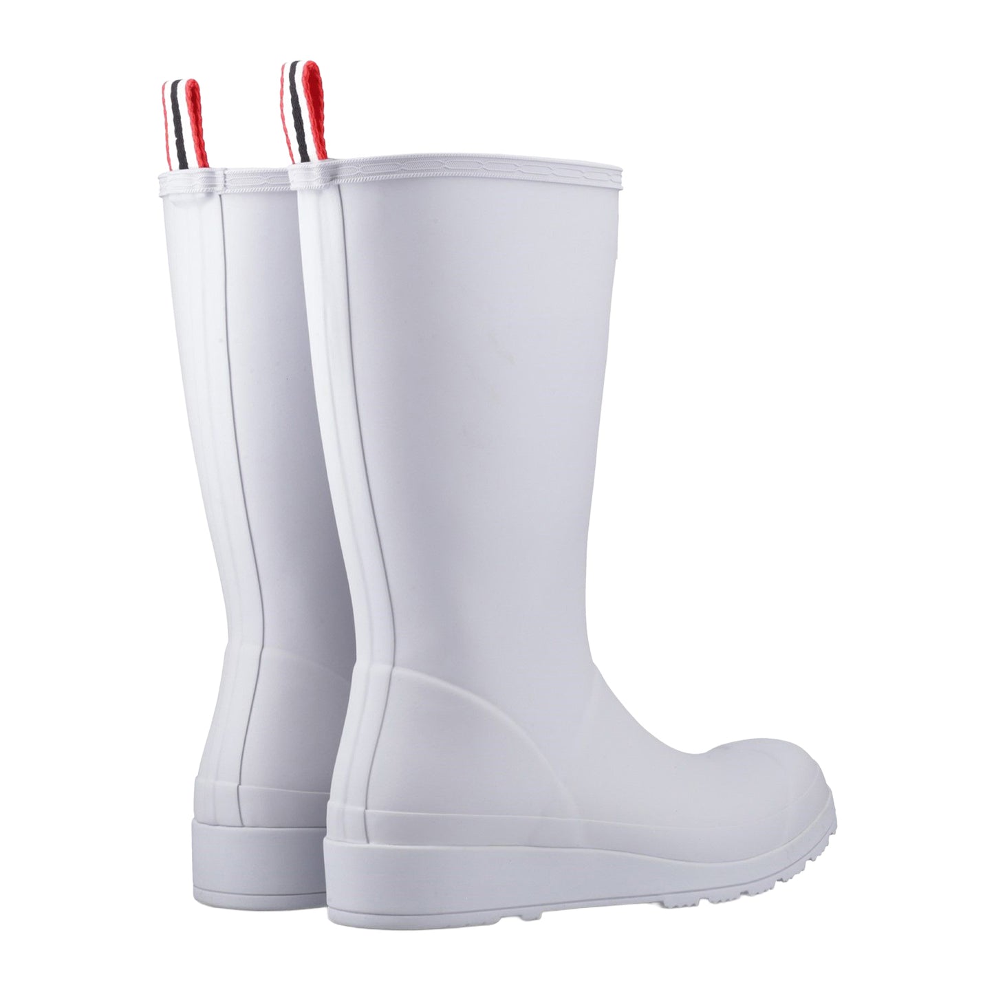 White - Back - Hunter Womens-Ladies Original Play Tall Wellington Boots