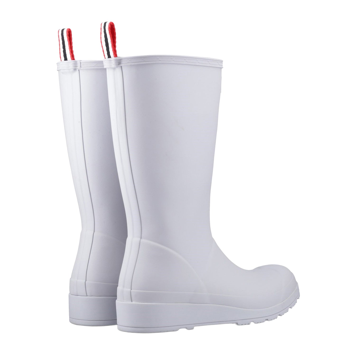 White - Back - Hunter Womens-Ladies Original Play Tall Wellington Boots