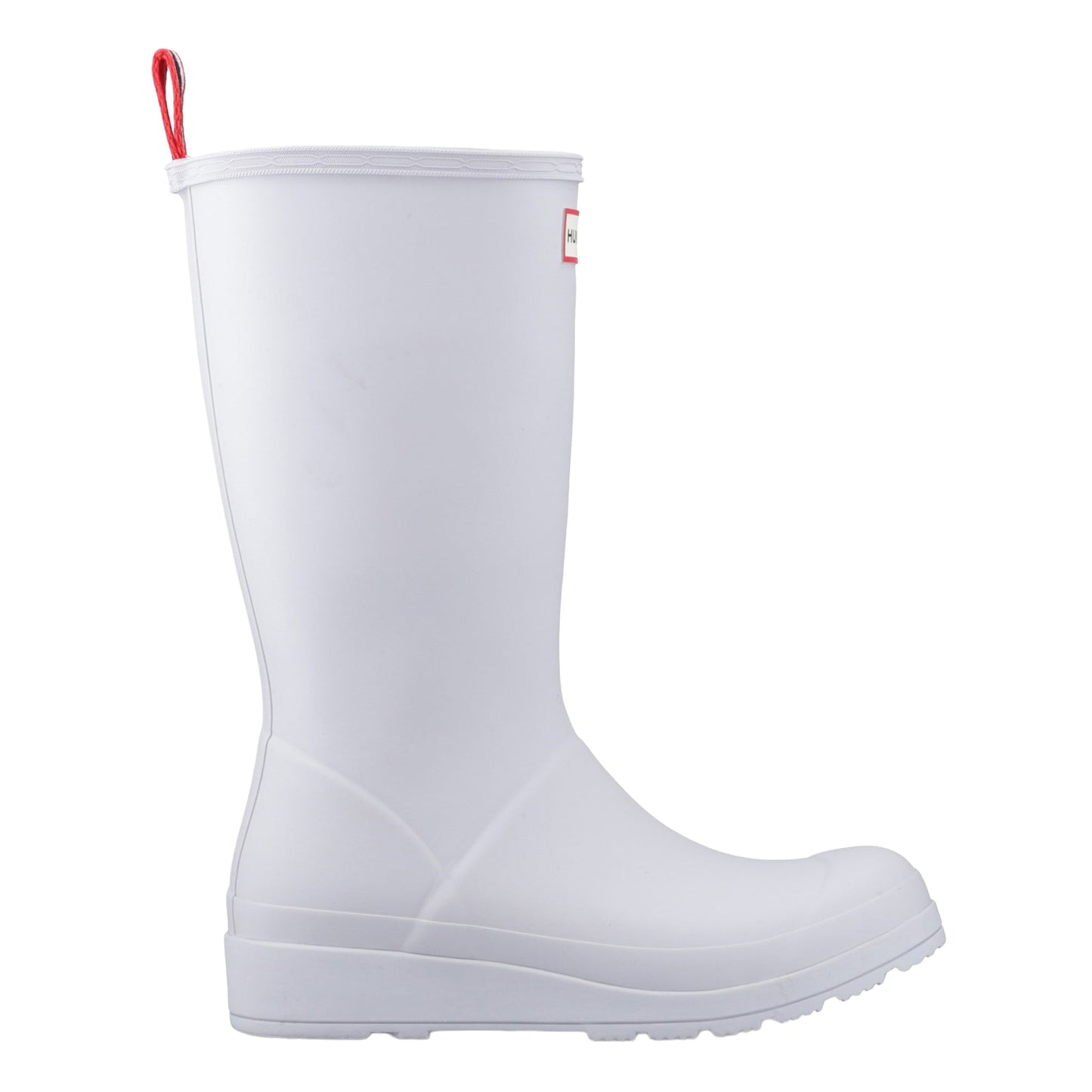 White - Side - Hunter Womens-Ladies Original Play Tall Wellington Boots